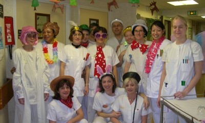 Personnel déguisé pour Carnaval